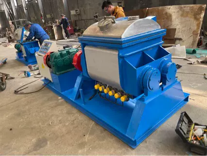 电加热捏合机太空沙泥捏合机硅胶树脂螺杆挤出真空不锈钢捏合机