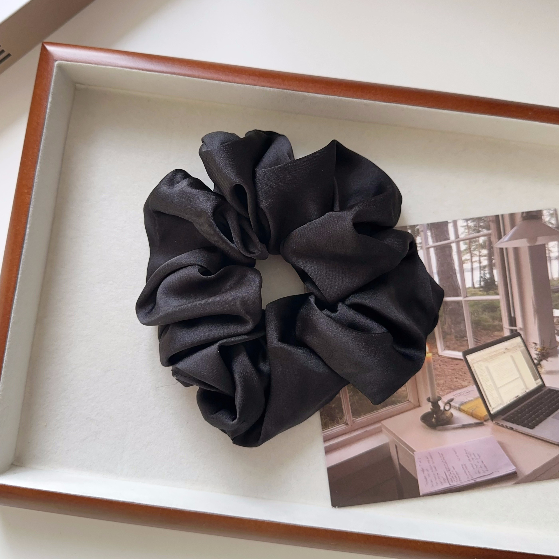 8g Weight Hair Tie Hair Accessories Type 1 Piece Quantity Holiday, Daily Occasion Solid Color Pattern Women's Gender Simple Style, Classic Style Style Women's Simple Style Classic Style Solid Color Cloth Hair Tie 20