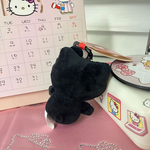 Cartoon hot sale all white KT all black KT pendant 50th anniversary limited KT small backpack love button wholesale mini