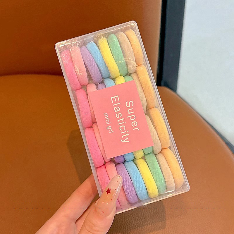 Coleteros de goma para mujer, gruesos y duraderos, bandas elásticas desechables para el cabello, coleteros de alta elasticidad, cuerdas para el cabello duraderas, accesorios para el cabello para mujer.