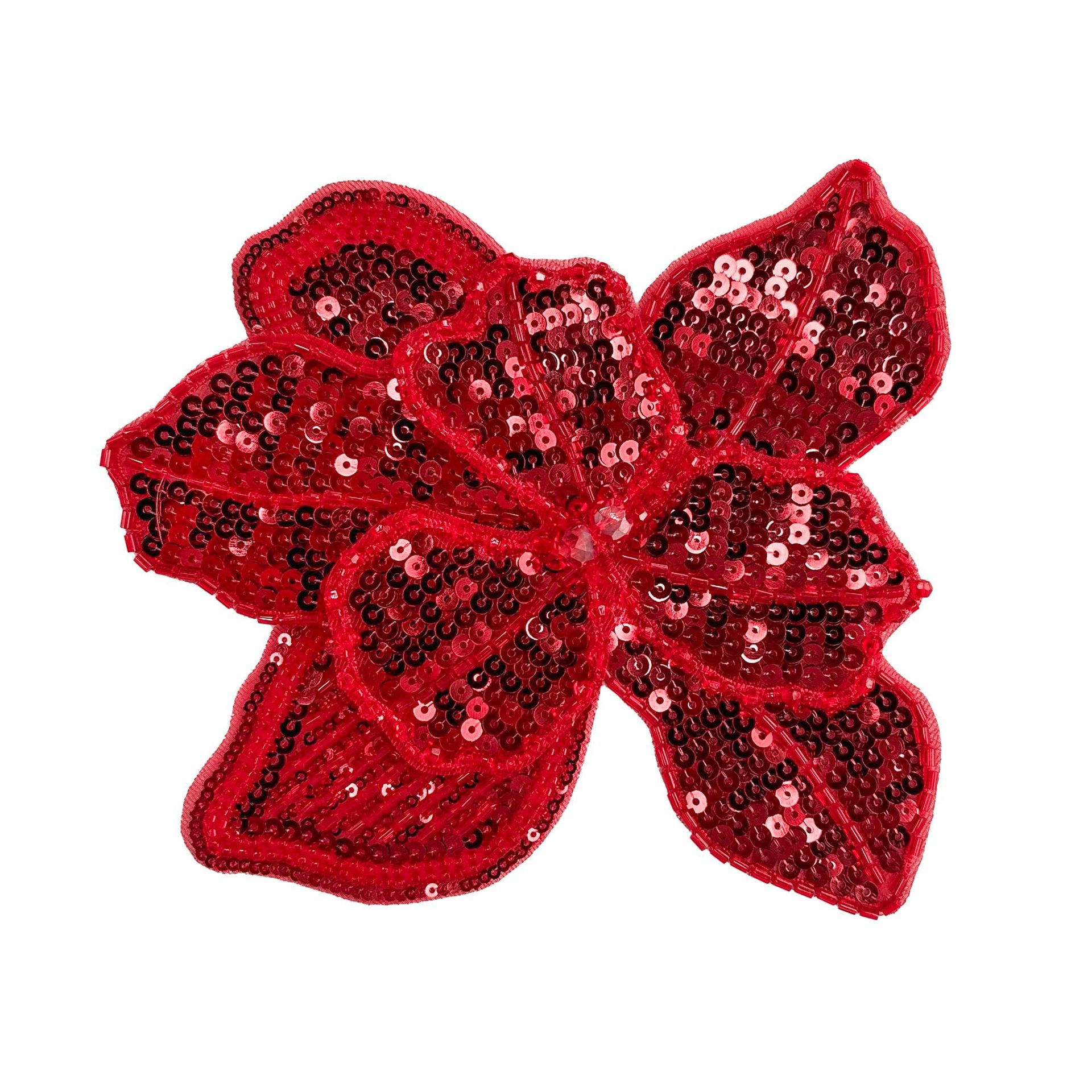 Flores de sequillas accesorios de ropa DIY decoración parche de ropa de escenario bordado calcomanías coreanas