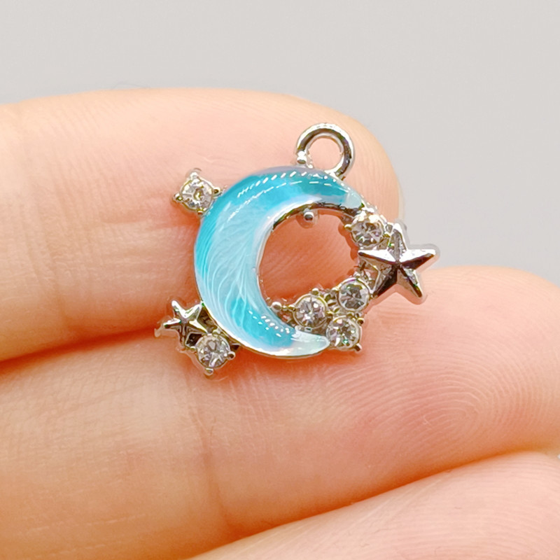 4g Weight Pendant Jewelry Making Type 15-20mm Jewelry Making Size DIY Jewelry Accessories Classification 1 Piece Quantity Alloy Material Clouds, Star, Moon Pattern All Seasons Season Polished Finish Cute, Sweet Style 1 Piece 15-20mm Alloy Clouds Star Moon Polished Pendant DIY Jewelry Accessories 7