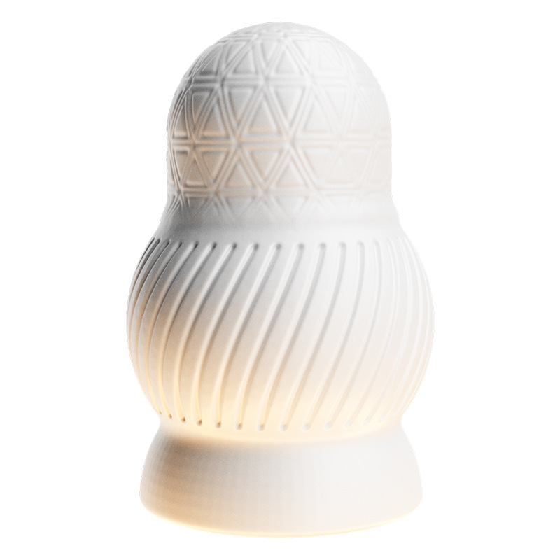 Jiuai Aircraft Road Egg Manual Male Masturbator, Portable Pocket Cup, TPE, White — detail image 2