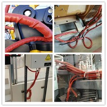 防燙阻燃電纜熱保護 液壓管玻纖隔熱護套 蒸汽管道耐高溫保護套管