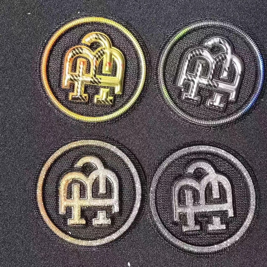 高周波TPU电压标森 热转印烫画东莞工厂立体硅胶烫唛外贸供应