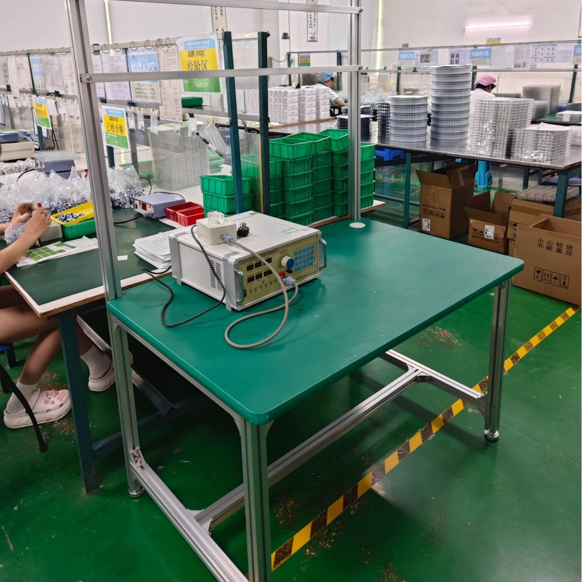 厂家直销防静电工作台检修台操作台带抽屉带灯防静电工作台