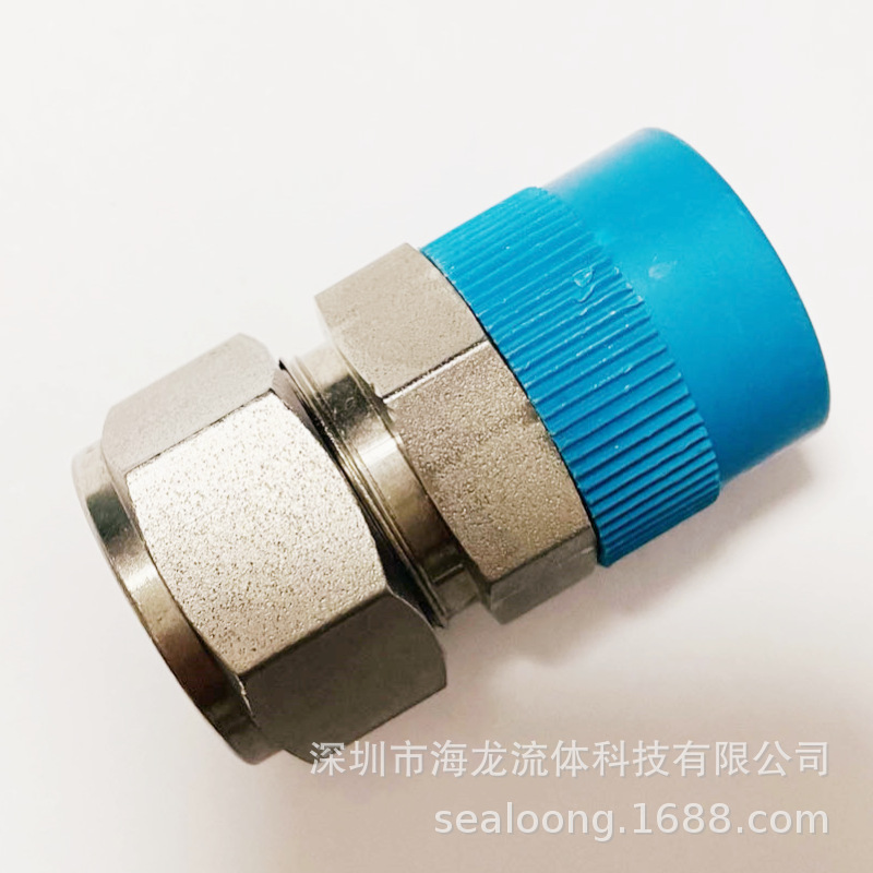 Swagelok 不锈钢卡套螺纹直通接头 SS-1210-1-12
