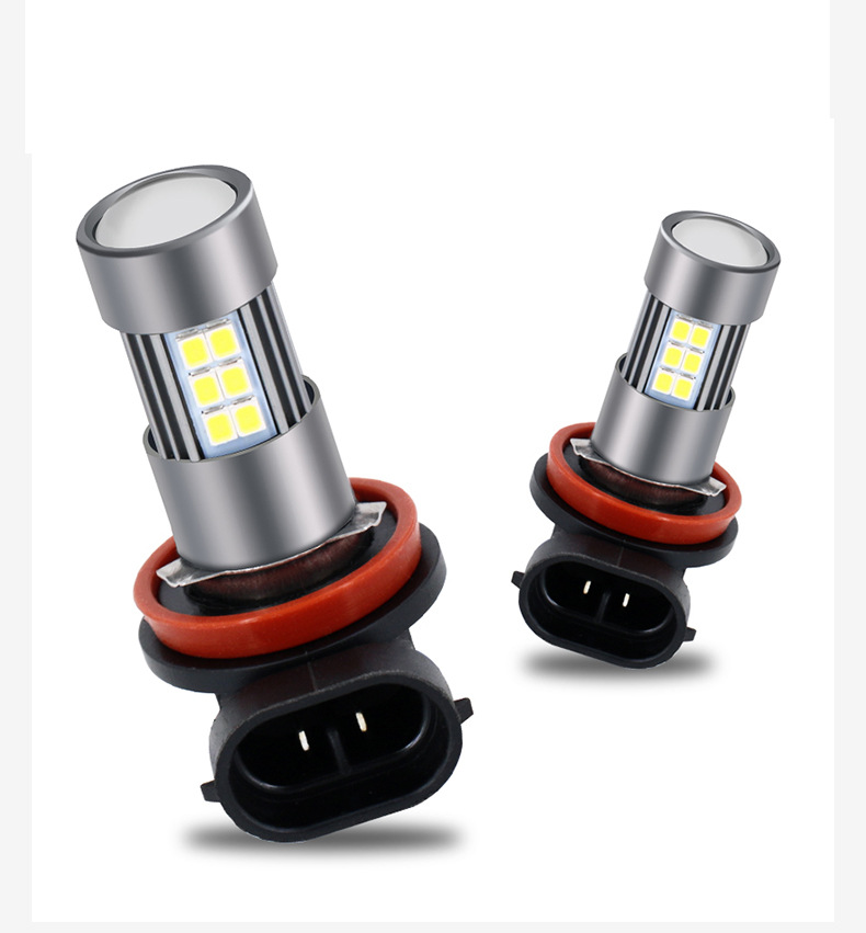 New universal LED headlamp H8 high-power car LED fog lamp 27SMD-2835 front and rear fog lamp