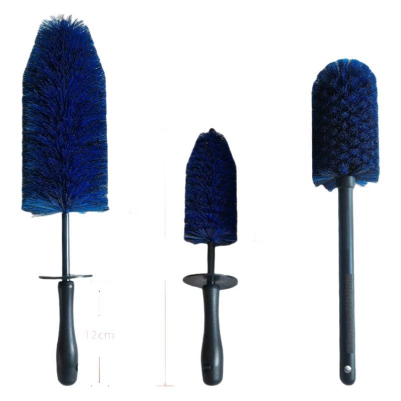 厂家供应汽车轮胎轮毂清洁刷圣诞树形防飞溅设计跨境热卖洗车刷