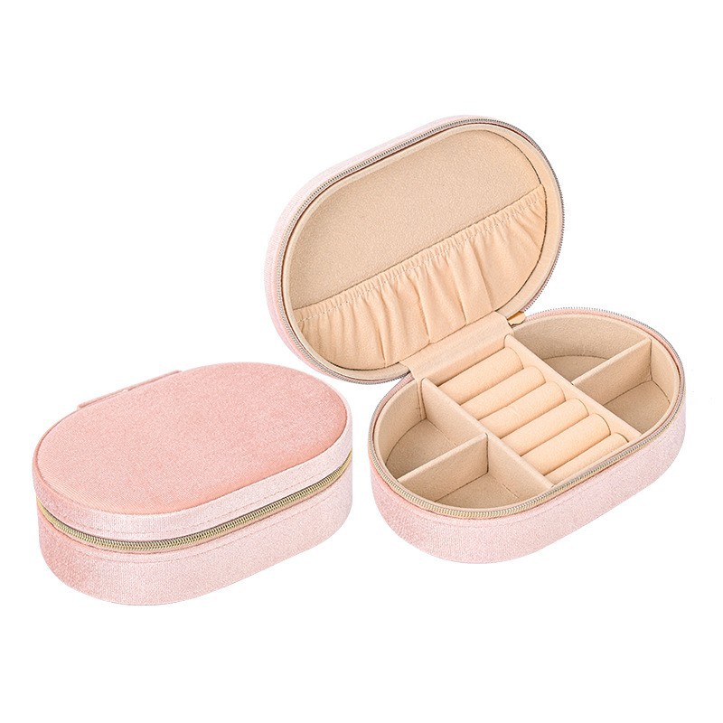Mini caja de joyería portátil anillo de viaje pernos caja de almacenamiento inswind fuente transfronteriza fábrica al por mayor spot