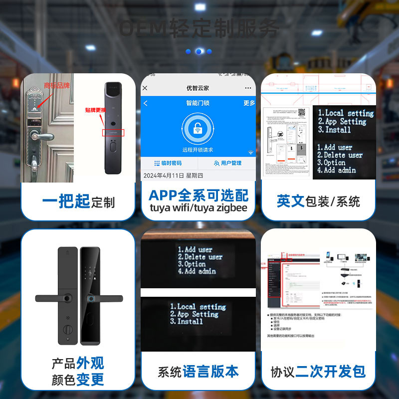 半自动指纹锁木门刷卡公寓密码锁家用智能锁一握开防盗门密码锁|undefined