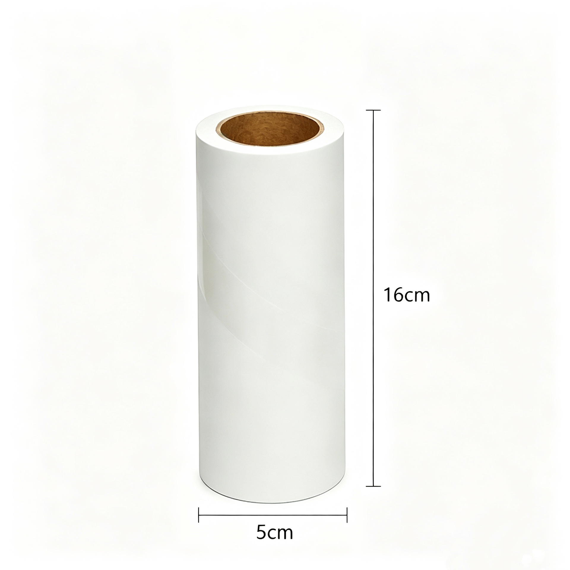 16cm100 찢어진 단일 롤(접착제로 두꺼워짐)