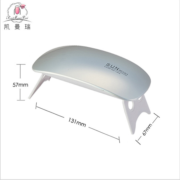 handheld small LED therapy lamp for manicure