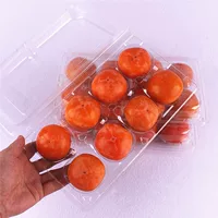 Одноразовые блистерные упаковочные коробки 8 шт. маленькая хурма коробка с крышкой ПЭТ плюс колонка прозрачная пластиковая коробка для хранения свежих фруктов IN