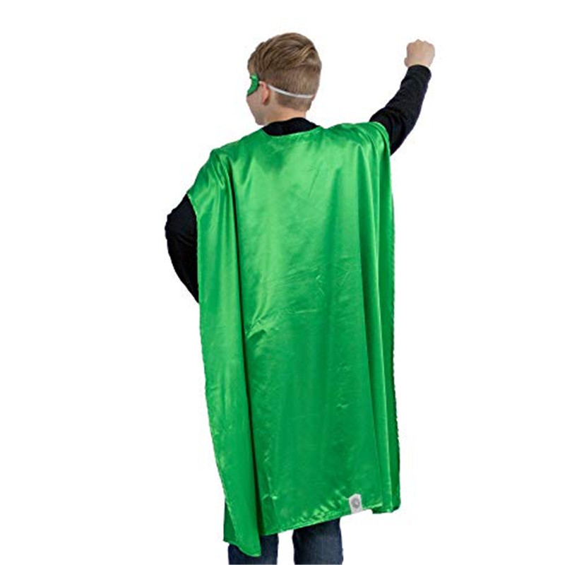 European and American Adult Mid-Length Pure Color Cloak Halloween Lace-Up Cloak Coshero Cosplay Shawl Cross-Border*