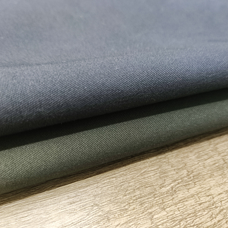 Fábrica al por mayor barata elástica trill tejido algodón spandex tela de prenda de mezcla