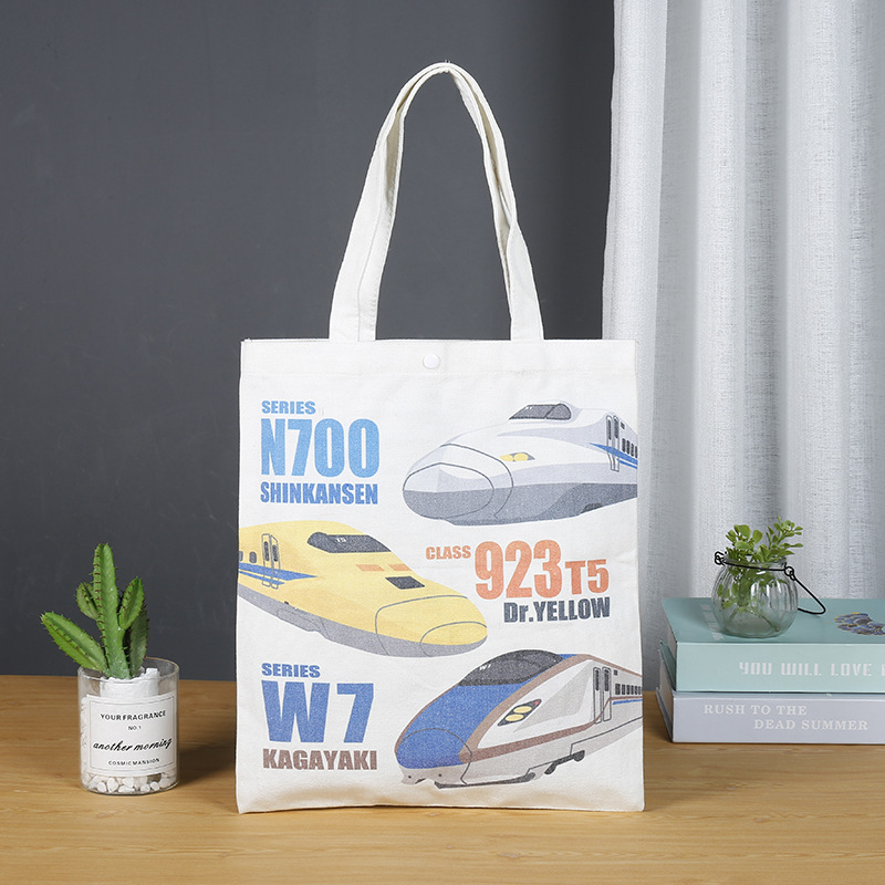 批发棉布印花帆布袋创意学生单肩帆布包广告购物手提帆布袋logo