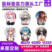 机械纪元游戏办公3d立体鼠标垫护腕硅胶手腕垫防滑鼠垫动漫