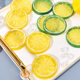Simulation fruit lemon slice jewelry fruit slice food simulation lemon slice camera props model fruit and vegetable model