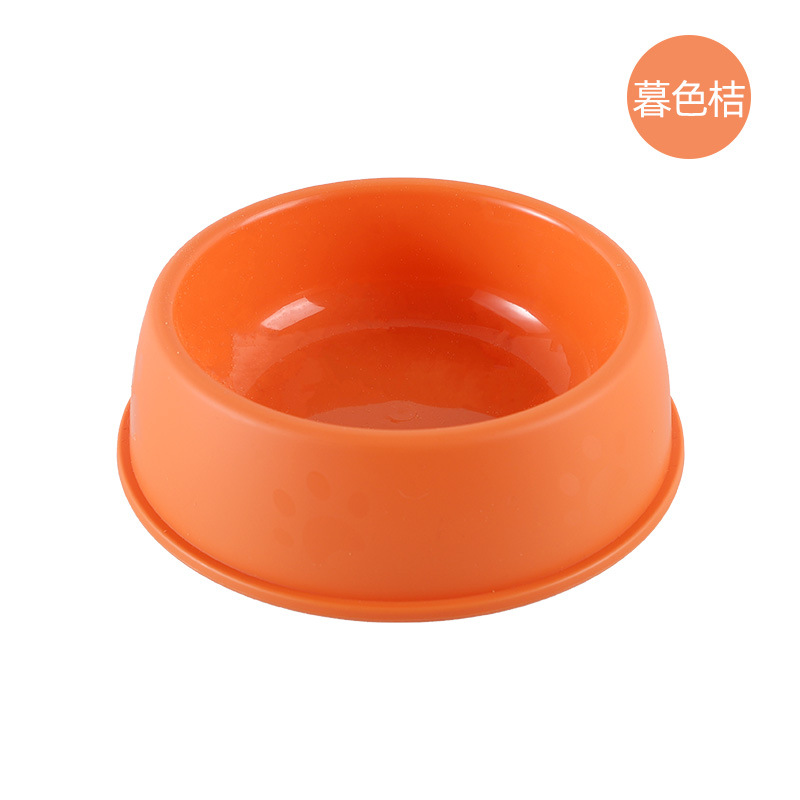 Tazón mate para mascotas personalizado Tazón de perro huellas antideslizantes Tazón de plástico Tazón de mascotas personalizado Tazón de perro logotipo