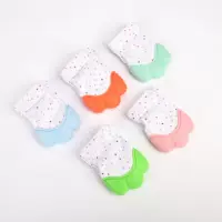 Мультяшные новые детские силиконовые моляры перчатки детское молярное детское молярное детское перчатки анти-кусает палец игрушка зубной клей