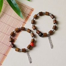 国风创意六字真言陶瓷手链民族风文艺竹报平安手串地摊经济首饰潮