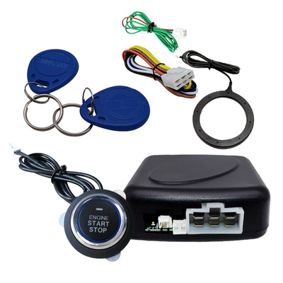 One-Touch Start Modification for Cross-Border Foreign Trade Products: Rfid Sensor Replaces the Original Car Key for Ignition and One-Touch Start (Car anti-theft device) - q4s
