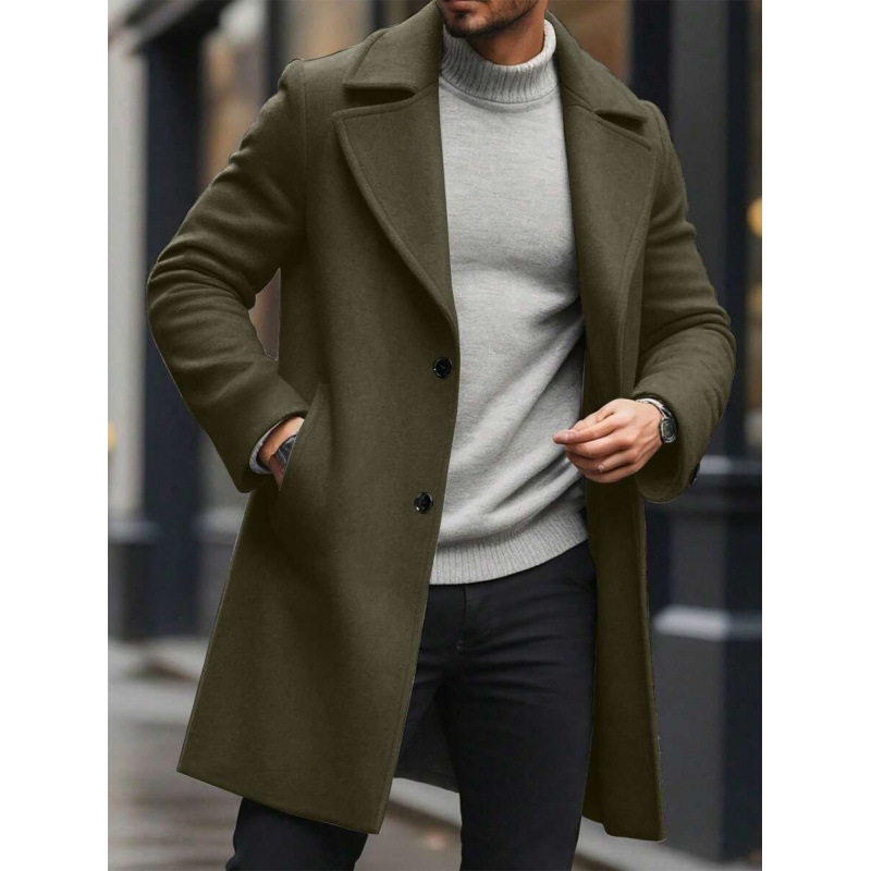 L 48026 Hombre delgado trench coat hombre delgado trench coat