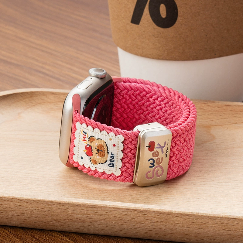 Медвежья подвеска на магнитном браслете для часов Apple Apple watch ремешок iwatch