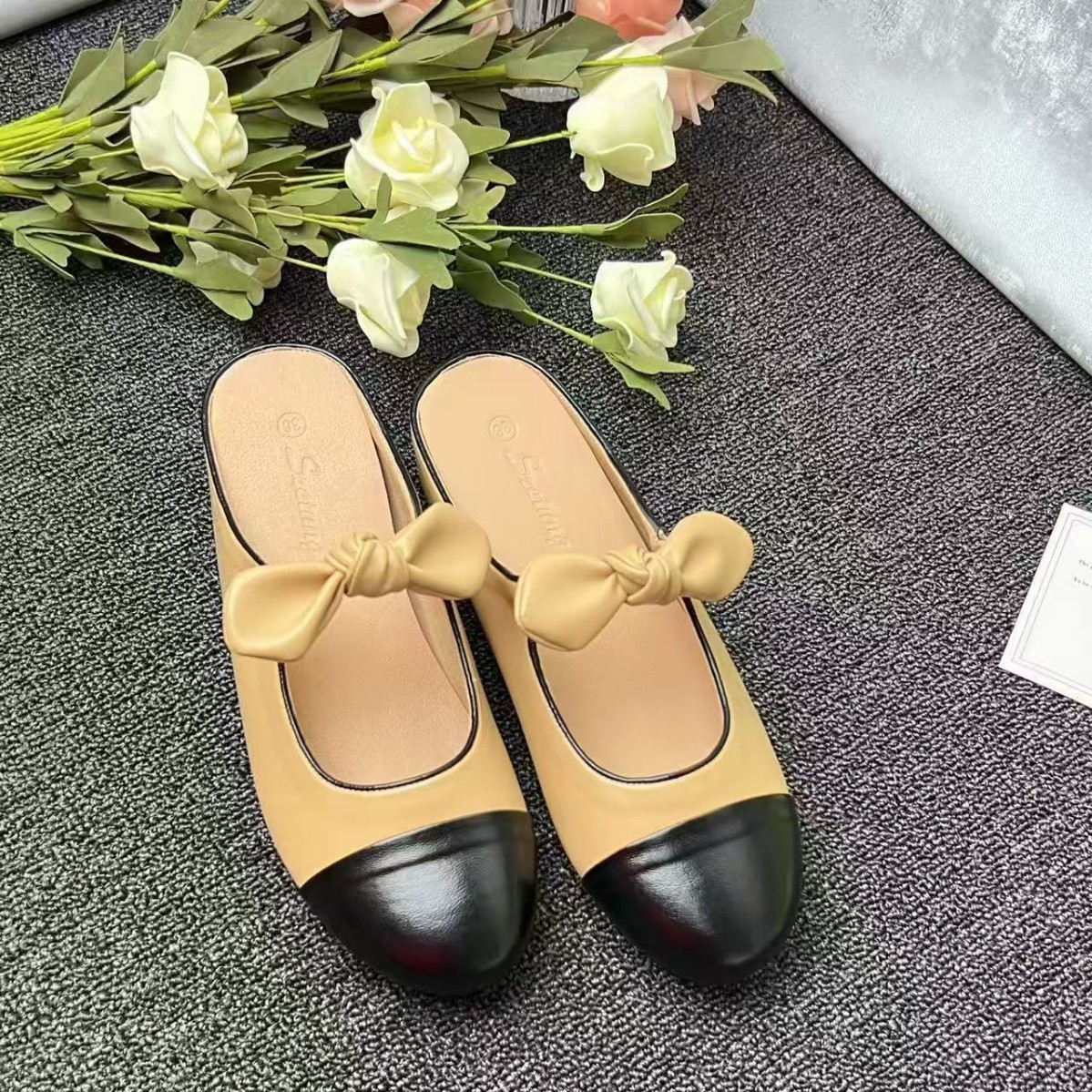 Bailarinas Mary Jane Con Cuña Oculta Y Lazo Para Mujer De Cuero_voghion.com