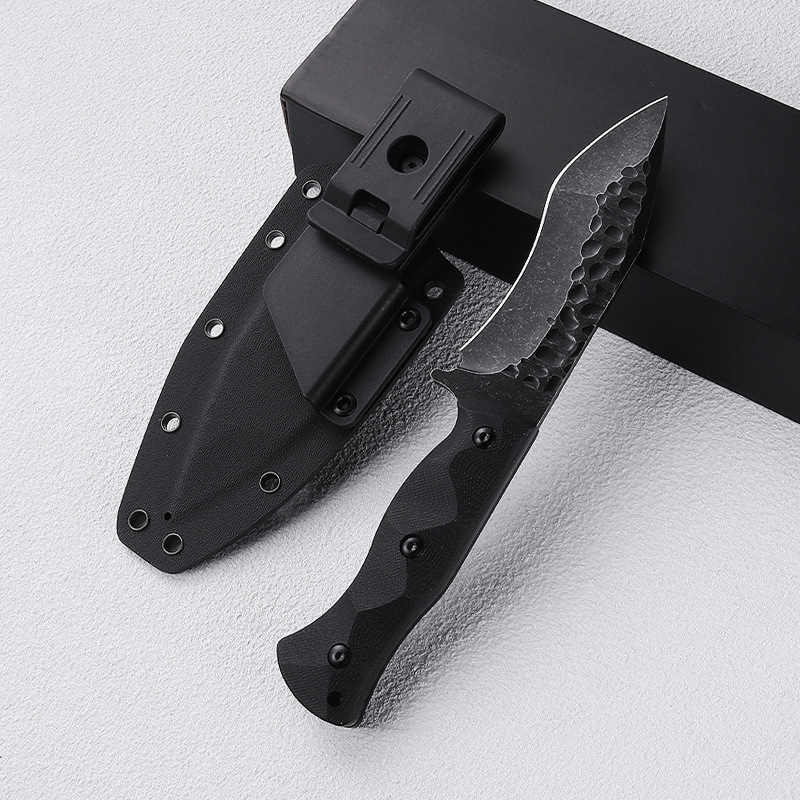 高硬度防身热销新款托马斯直刀户外刀野营随身刀锋利便携水果刀具