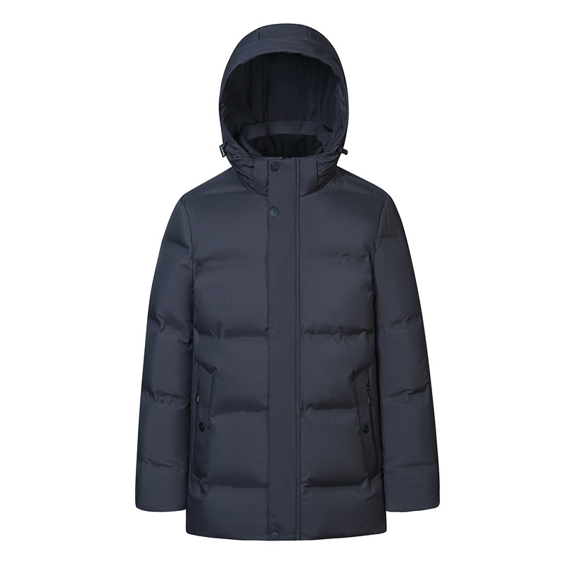 3D Export Large Size Mainly Promotes down Jackets for Middle-Aged and Elderly Men, Medium-Length Thickeneded Winter Jackets for Men P110