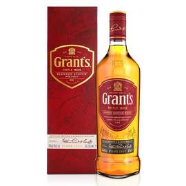 行货格兰威8年Grant's苏格兰威士忌过桶系列雪莉桶陈酿进口洋酒