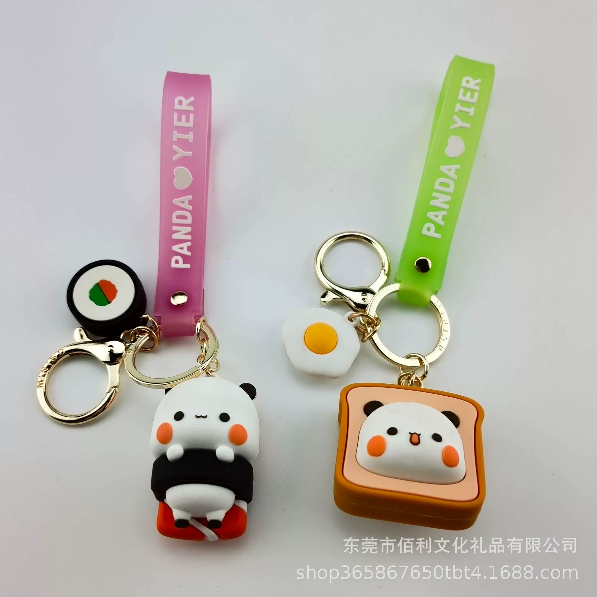 Cartoon doll, keychain PVC, three dimensional accessory for keys from soft rubber, custom-made