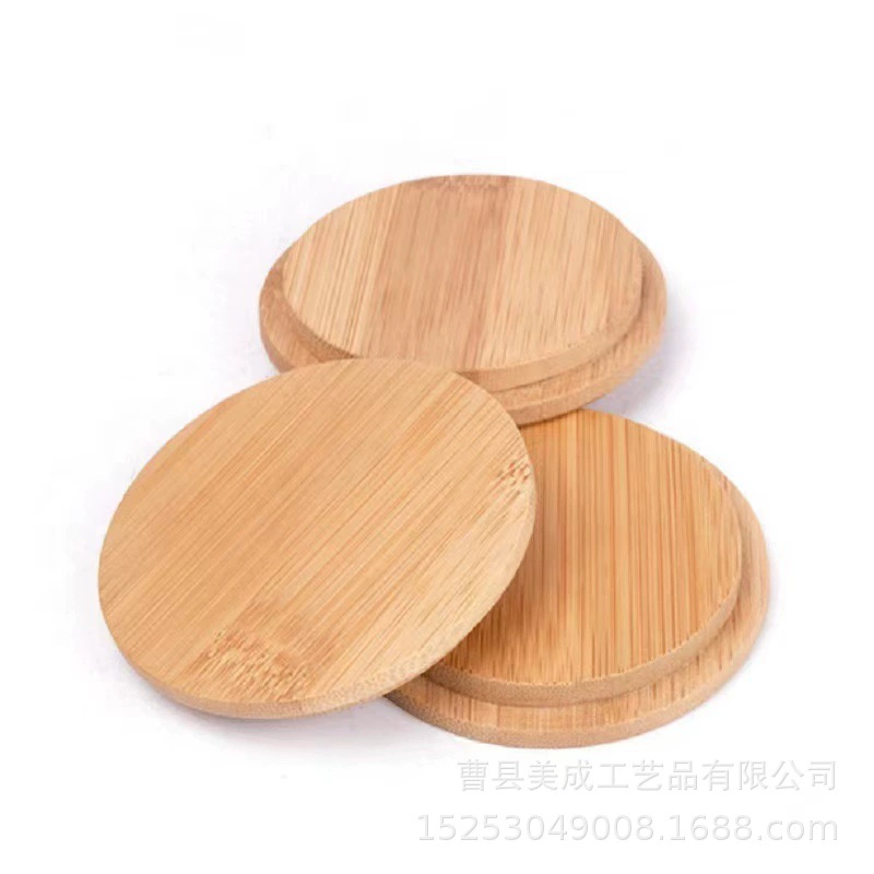 Креативная бамбуковая крышка для чашки, простая деревянная крышка для бутылки, силиконовое уплотнительное кольцо в виде пчелы, керамическая крышка для кружки, уплотнительная крышка