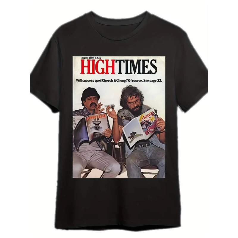 【Cross-Border European Size】2026 New Cheech and Chong _High Times_ T-Shirt - 【Cross-Border European Size】2026 New Cheech and Chong _High Times_ T-Shirt -