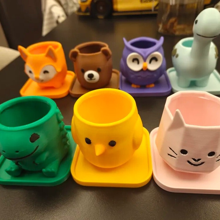 Micro-Landscape Creative Flowerpot, Simulated Animal Decorations, Mini Desktop Ornaments, Cartoon Cute Micro-Landscape Creative Flowerpot, Simulated Animal Decorations, Mini Desktop Ornaments, Cartoon Cute