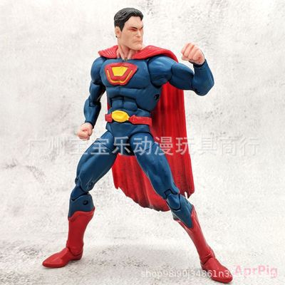 Superhéroes justicia unida acero Batman guerra superman puede hacer a mano modelo de muñecas adornos