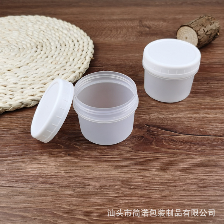 Nueva 160ml red Toot taza de yogur helado postre tarro PP helado cristal caja barro