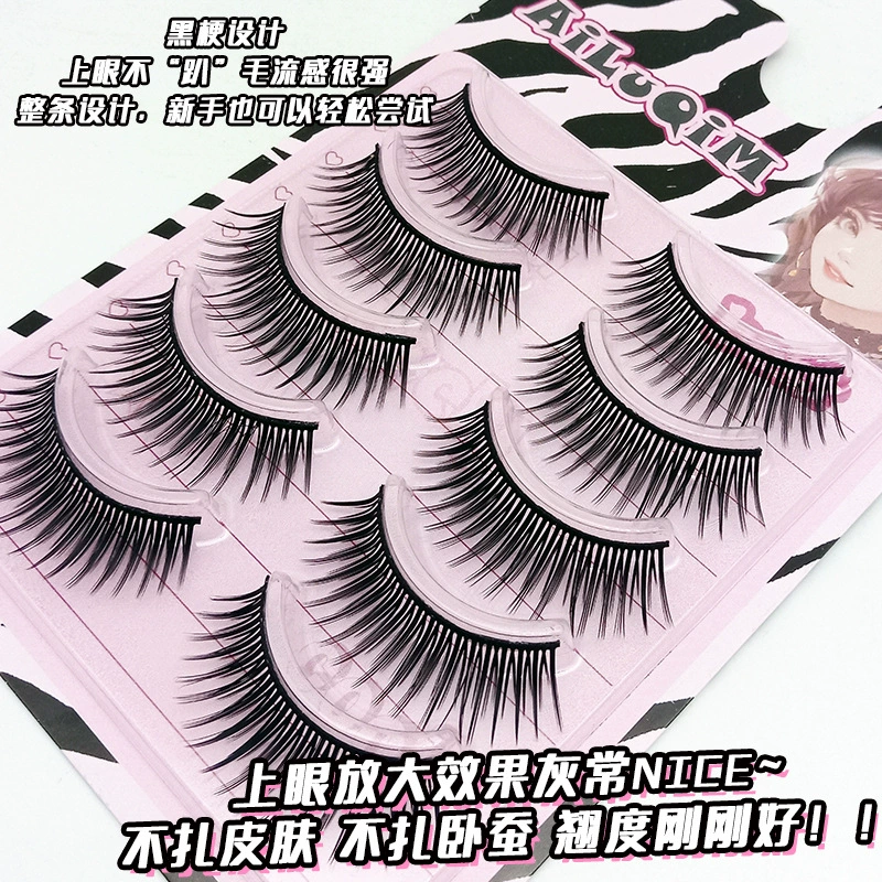 Dense acrylic false eyelashes, comics, big eyes, J7