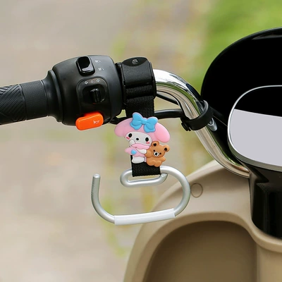Bicycles, Scooters, and Helmets, Other Electric Vehicle Accessories - black-long-belt-e-hook-melody-left