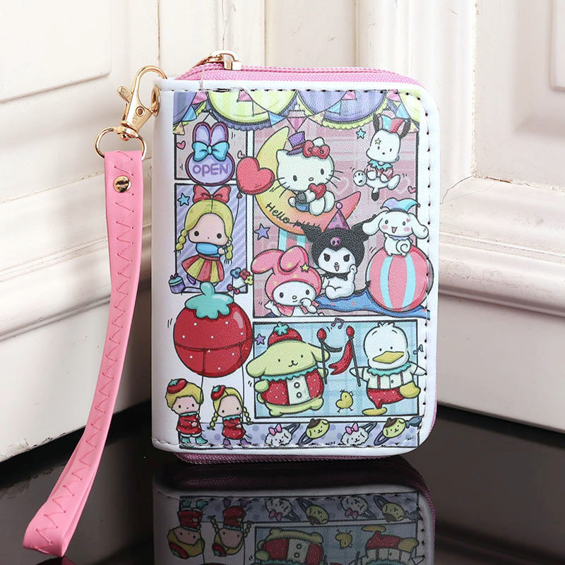 Hellokitty billetera Hello Kitty nuevo monedero con posición de tarjeta