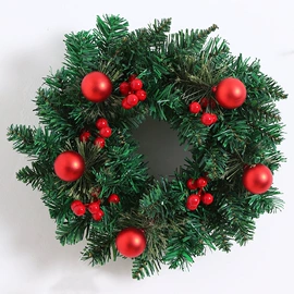 圣诞花环;圣诞装饰品;圣诞树