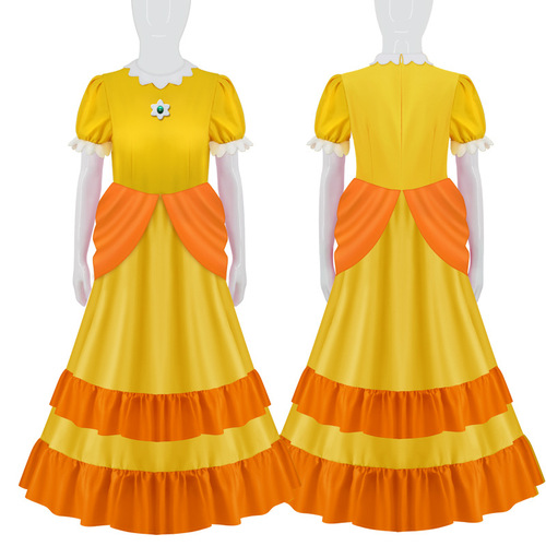 Super Mario Galaxy Rosalina Cosplay Costume Princess Dress Anime Rosalina Costume