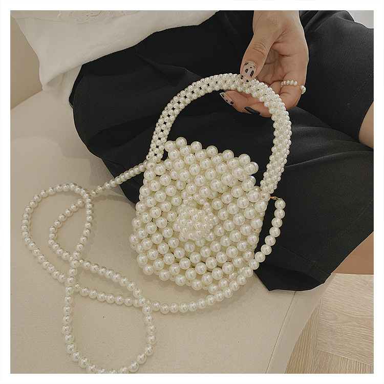 2021 nouveau sac d39t en perles tricot  la main petit sac  bandoulire en perlespicture4