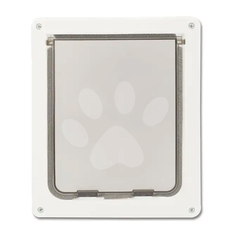 Nuevo tipo de puerta para perros con impresión de garras de perros, puerta de perros, interruptor de control de entrada libre