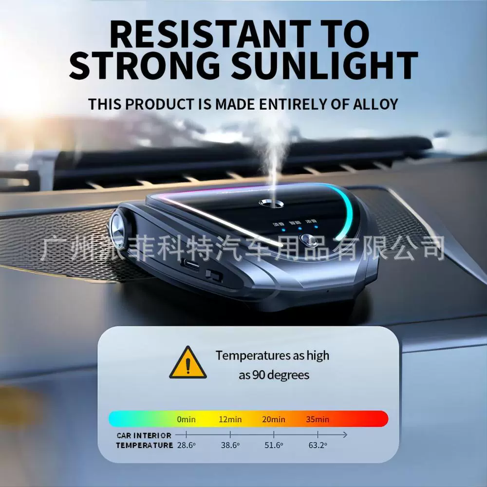 Свежая ароматерапия солнечная, умный распылитель с usb зарядкой, аромат, диффузор, парковочная полка