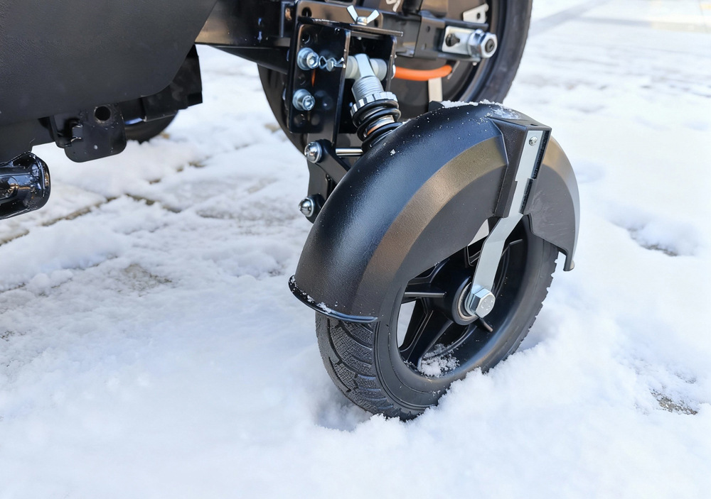 Electric Vehicle Auxiliary Wheel, Mudguard, Balance Wheel, Special 8inch Wheel Rear Wheel for Electric Scooter