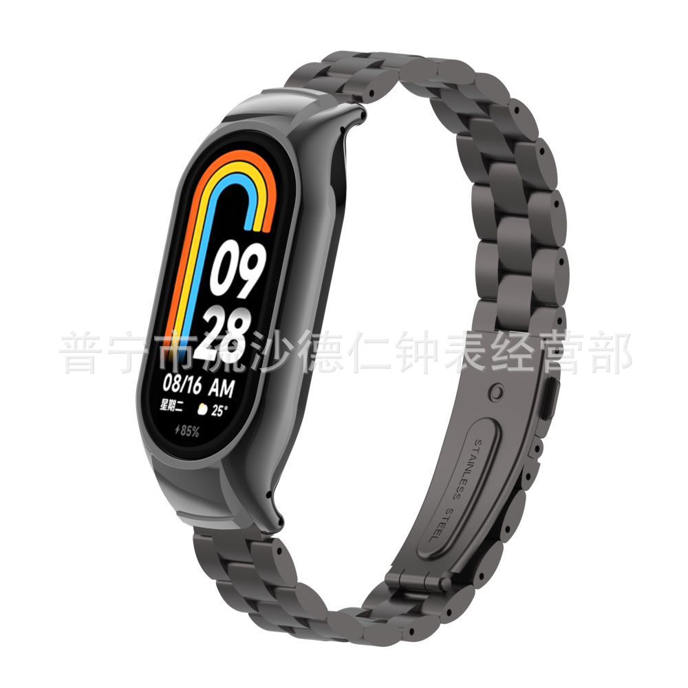 Suitable for Xiaomi Mi Band 8 metal watch strap miband8 nfc metal…