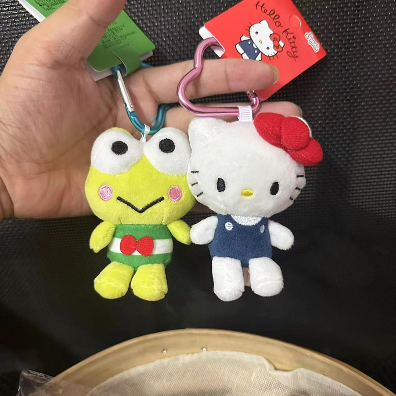 凯蒂猫XO企鹅青蛙库洛米巧克力猫智秀同款毛绒公仔玩偶包包小挂件|undefined